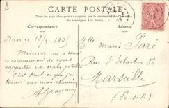 CPA Folklore Negro musicien Afrique du Nord 