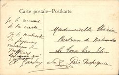 Vintage Postcard Rabbit Children the boyfriends Rabbits