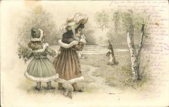 CPA Lapin Enfants 