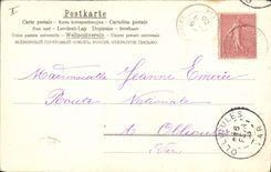 Vintage Postcard Rabbit Children