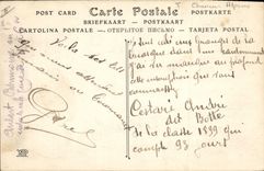 Vintage Postcard Militaria a camp of Alpine hunters