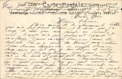 Vintage Postcard Militaria Alpine hunters In recognition in the mountain