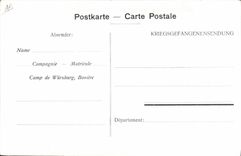 Vintage Postcard Militaria letters