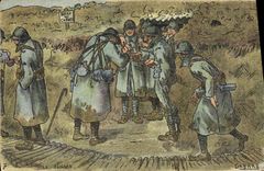 Vintage Postcard Militaria plonk