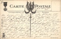 Vintage Postcard Militaria plonk