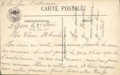Vintage Postcard Militaria Office of the post orderly