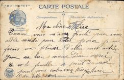 CPA Militaria Belges dans les tranchees 