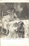 CPA Nu erotique Salon 1908 Martens Paresse 