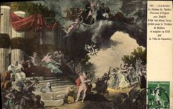 Postal Chambéry la cortina del teatro Pendiente de Orphee a los infiernos