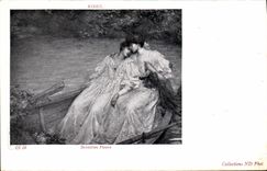 Postal Ridel Último flores