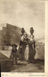 CPA Goya Lase Mozas del Cantaro Museo del Prado Madrid 