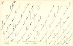 Postal Maria Zeffirina