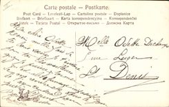 Vintage Postcard Fantasy Child wife Pig Pig