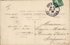 Vintage Postcard Children Twin wheel