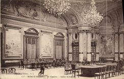 Vintage Postcard Monte Carlo the Casino Schmidt Room