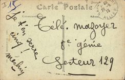 Vintage Postcard Vichy the casino Room of the plays