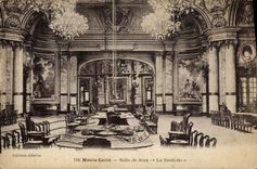 CPA Monte Carlo Salle de jeux La roulette 