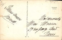 Vintage Postcard Fantasy Illustrator Mauzan Child Dog Crab