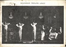 CPA Souvenir Troupe Linas 