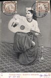 CPA Folklore Costume arabe Sonatrice ambulante Egypt Egypte 