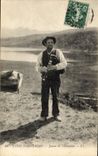 CPA Folklore Joueur de cornemuse 