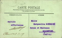 Vintage Postcard Folklore Bagpiper