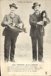 CPA Folklore Types du Centre Les freres Guillemain TOP 