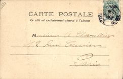 CPA Folklore Type du Centre Un Vielleur 
