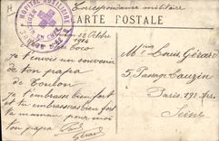 Vintage Postcard Toulon Folklore Tambourinaires SIGNAL