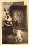 CPA Folklore Au pays du Berry Chien 