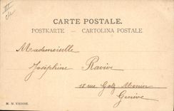 CPA Lapin Lapins Femme 