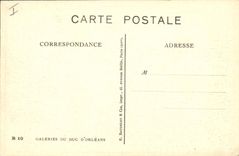 CPA Galeries du duc d'Orleans 