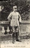 Vintage Postcard Militaria the general Petain French