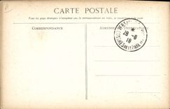 Vintage Postcard Militaria Re-examined of the troops Longchamps 1913 Handing-over of the Cross of the Legion of honor to the flag of the Senegalese Riflemen