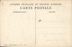 CPA Militaria Secours National 