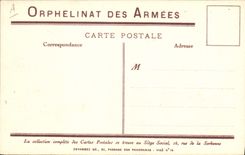 CPA Militaria Orphelinat des armees Apres la bataille 