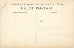 CPA Militaria Secours National 