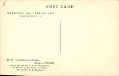 CPA National Gallery of Art Don Barolome Sureda Goya 