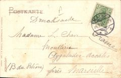 Vintage Postcard Fantasy Illustrator Nuernberge Trichter Eagle Wine