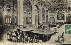 Vintage Postcard Monte Carlo Casino the new gaming room