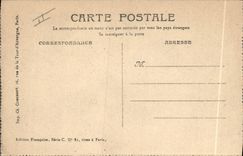 Vintage Postcard Fantasy Illustrator Marshals the Senegalese Militaria Children