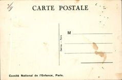 Vintage Postcard Fantasy Illustrator Mallet Child Pushchair Small mom