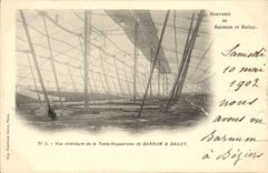 CPA Cirque Barnum et Bailey Vue interieure de la tente hippodrome 