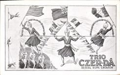 CPA Cirque Trio Czer-Da Aerial Rope Creator 
