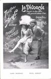 CPA La divorcee Theatre Apollo Leo Fall Jane Marnac Paul Ardot 