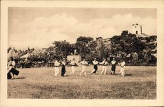 Vintage Postcard Provence Folklore the Farandole Of Provence