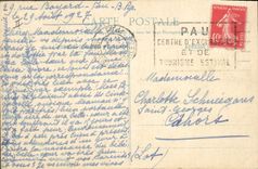 Vintage Postcard Folklore Dances Ossaloise