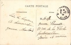 Vintage Postcard Folklore Bourbonnais Future Vieilleur Children