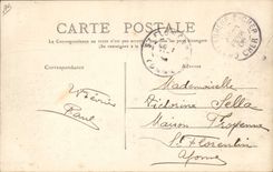 Vintage Postcard Folklore songs of Jean Branch the Wedding of nout Gas