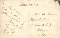 Postal Folclore los principales campaneros tienen la estatua de George Sand